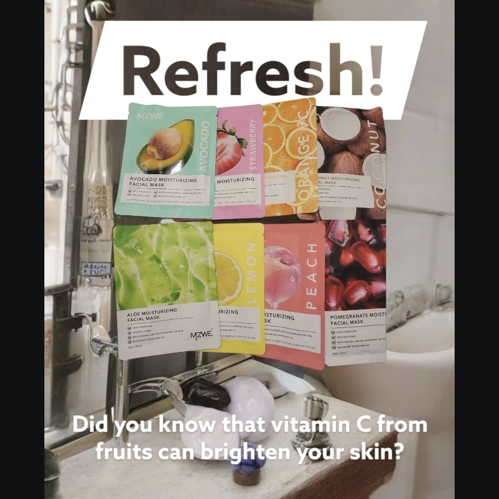 Moive Fruit-Infused Facial Mask Collection - Multicolor